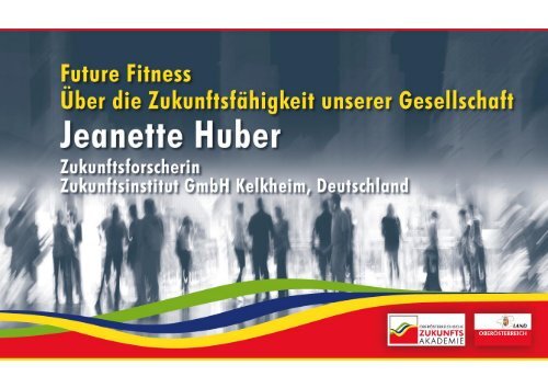 Jeanette Huber: Future Fitness - Zukunftsakademie