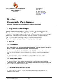 Richtlinie Elektronische Wahlerfassung - OberÃ¶sterreichischer ...