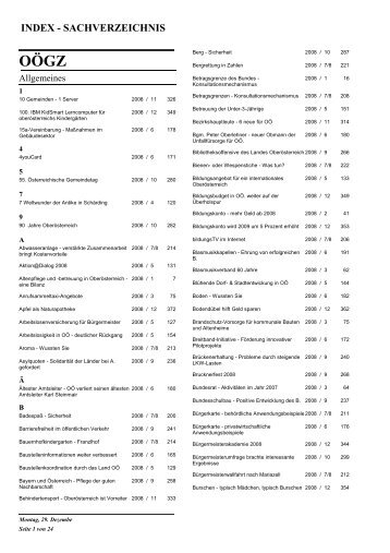 2008.pdf - Oberösterreichischer Gemeindebund