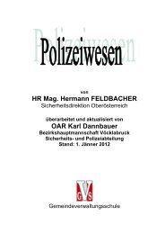 A. Die „Polizei“ - Oberösterreichischer Gemeindebund