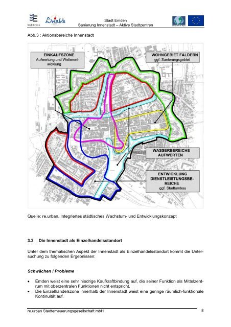 Stadt Emden Aktives Stadtzentrum Sanierungsgebiet Innenstadt ...