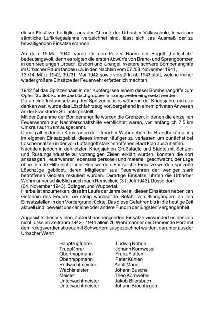 Festschrift zum 100-jährigen Jubiläum - Löschgruppe Urbach