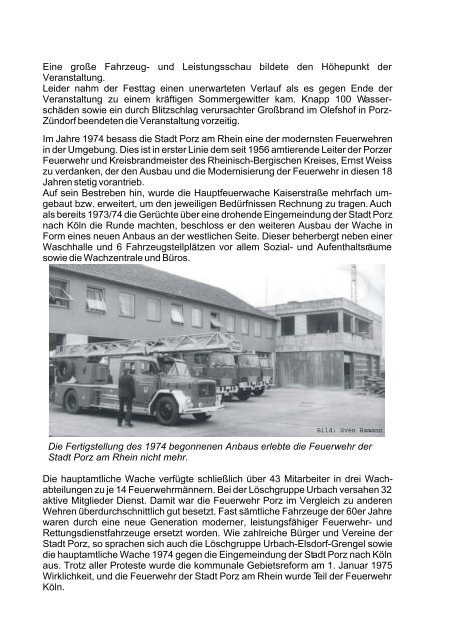 Festschrift zum 100-jährigen Jubiläum - Löschgruppe Urbach
