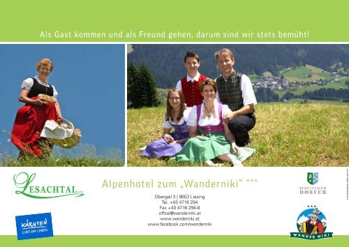 Alpenhotel zum "Wanderniki" Hausprospekt