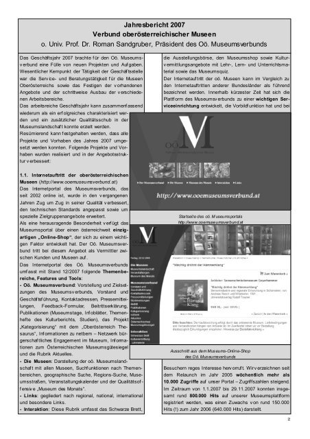 Museumsinfoblatt Nr. 01/2008 - OberÃ¶sterreichischer ...