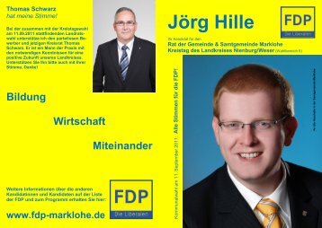 Jörg Hille - FDP Kreisverband Nienburg