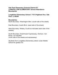 Longfellow Map - Oak Park Elementary School District 97