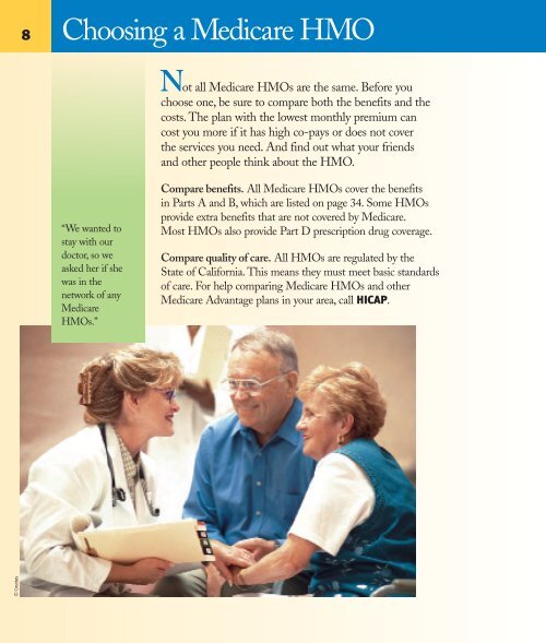 HMO Guide for Seniors - Office of the Patient Advocate - State of ...