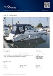 Sea Ray 270 Sundancer - Opal Marine