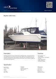 Bayliner 2452 Ciera - Opal Marine