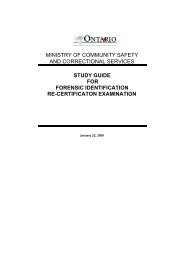 fio re-certification study package - Ontario Police College