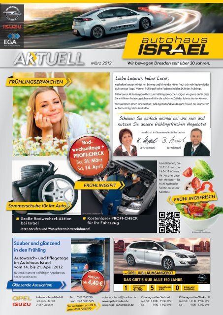 ab 4,40 € - Autohaus Israel GmbH