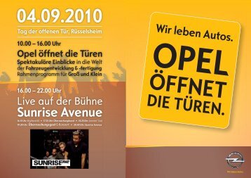 Sunrise Avenue - Opel-Blog