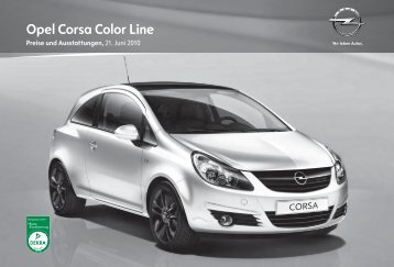 Opel Corsa Color Line - Opel-Infos.de