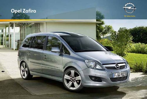 Opel Zafira Katalog (3,2 MiB) - Opel Friedrich