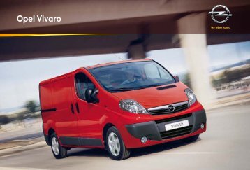 Opel Vivaro Katalog (5,1 MiB) - Opel Friedrich