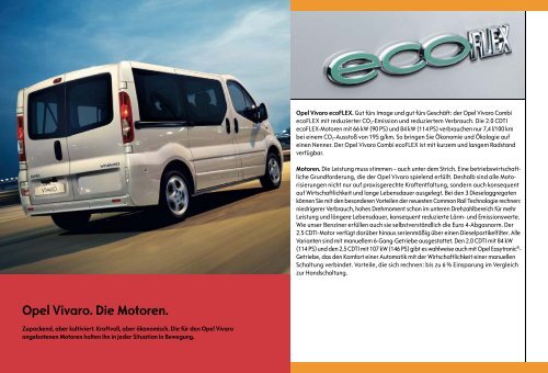 Opel Vivaro Katalog (5,1 MiB) - Opel Friedrich