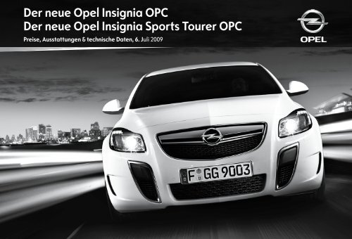 Der neue Opel Insignia OPC Der neue Opel Insignia ... - Opel-Infos.de