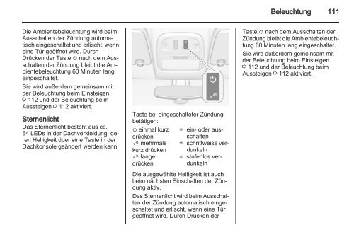 Betriebsanleitung - Opel