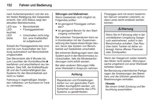 Betriebsanleitung - Opel