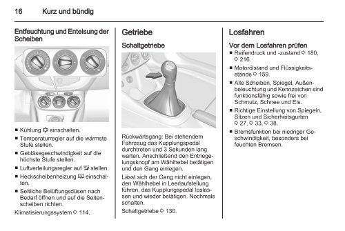 Betriebsanleitung - Opel