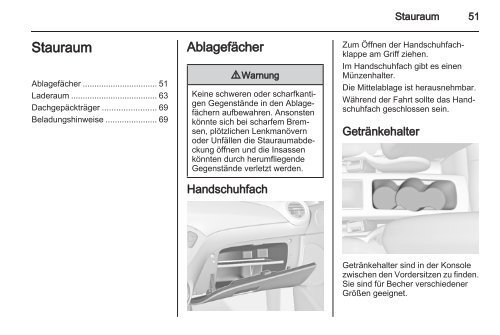 Betriebsanleitung - Opel