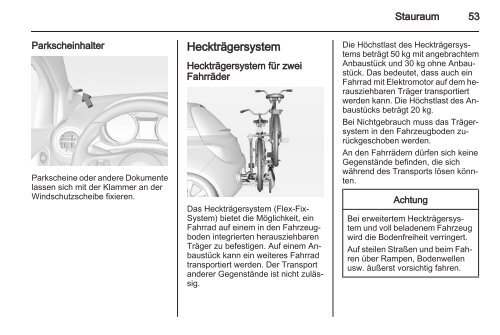 Betriebsanleitung - Opel