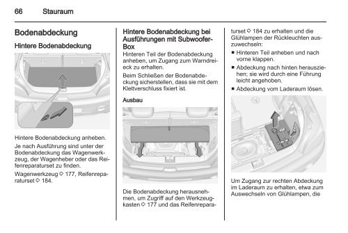 Betriebsanleitung - Opel