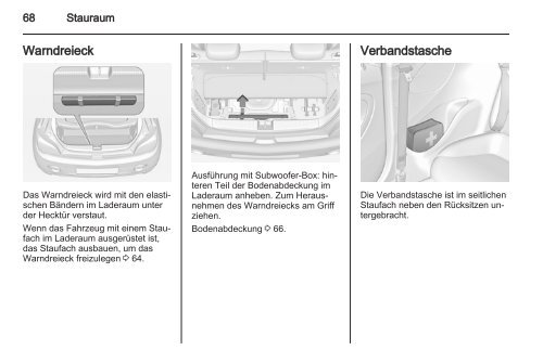 Betriebsanleitung - Opel