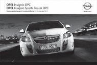 OPEL Insignia Sports Tourer OPC - Opel-Infos.de