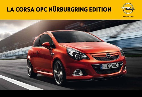 Brochure Corsa OPC NÃ¼rburgring - Opel