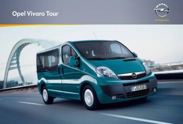 Brochure Vivaro Tour - Opel