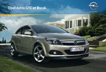 Opel Astra GTC et Break