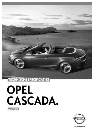 TECHNISCHE SPECIFICATIES - Opel