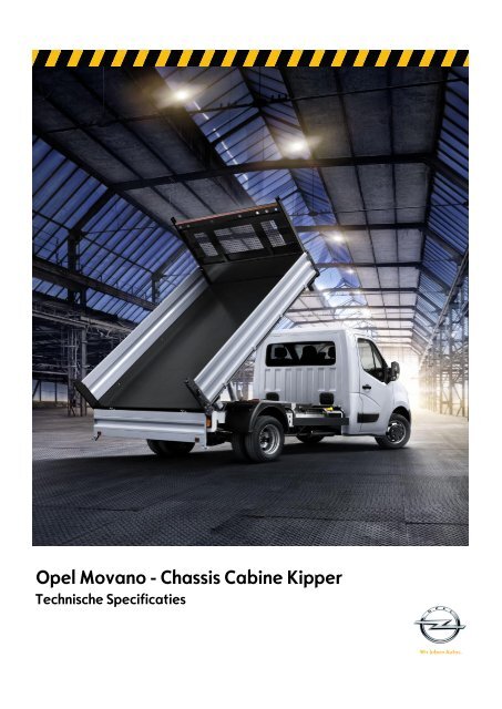 Opel Movano - Chassis Cabine Kipper