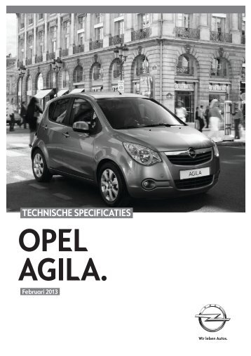 TECHNISCHE SPECIFICATIES - Opel