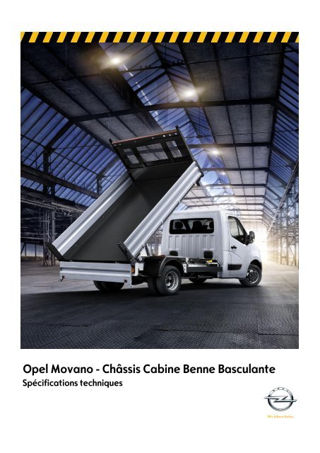 Opel Movano - ChÃ¢ssis Cabine Benne Basculante