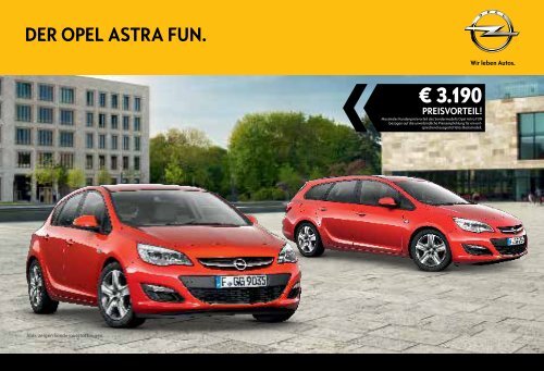Opel Astra FUN Katalog