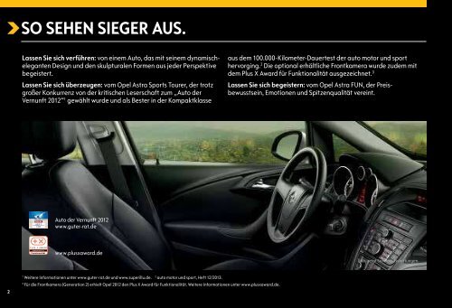 Opel Astra FUN Katalog