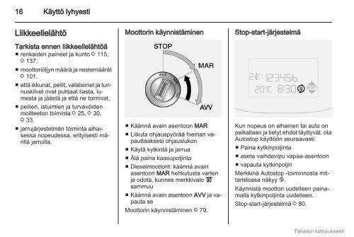 NÃ¤ytÃ¤ ohjekirja - Opel