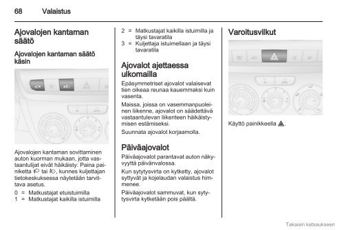 NÃ¤ytÃ¤ ohjekirja - Opel