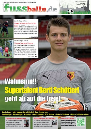 1. Jahrgang Fussballn.de - das Magazin