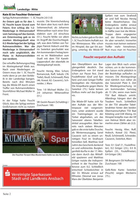 1. Jahrgang Fussballn.de - das Magazin