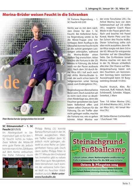 1. Jahrgang Fussballn.de - das Magazin