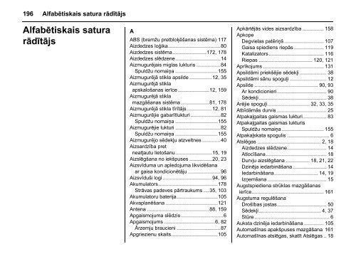 RokasgrÄmatas (2387-12) - Opel