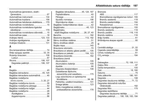 RokasgrÄmatas (2387-12) - Opel