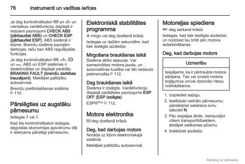 RokasgrÄmatas (MY11.5_2011) - Opel