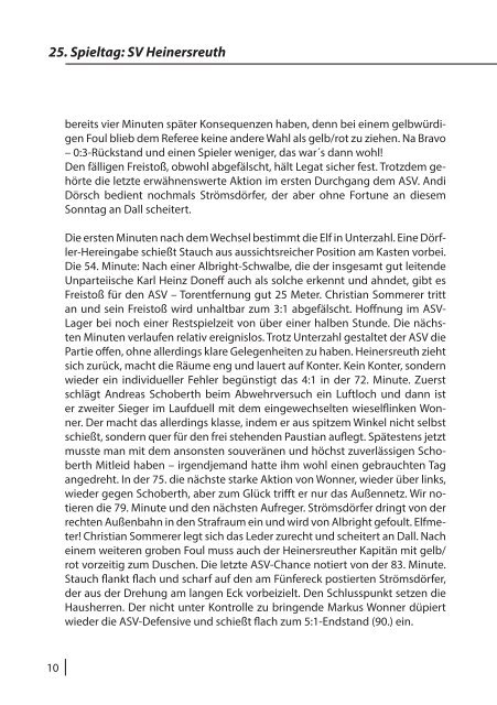 LaOLA - Das Vereinsmagazin des ASV Nemmersdorf - Ausgabe 12 vom 11.5.2014