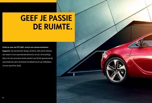 GTC brochure - Opel Nederland