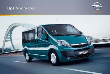 Opel Vivaro Tour - Opel Nederland